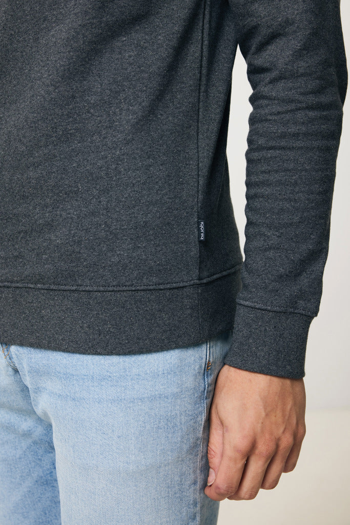 IQONIQ Denali recycled cotton crew neck undyed