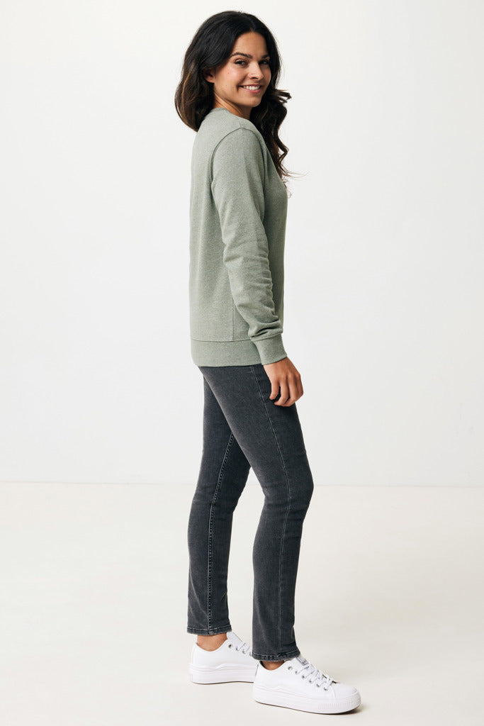 IQONIQ Denali recycled cotton crew neck undyed