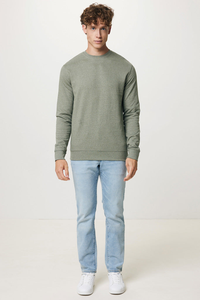 IQONIQ Denali recycled cotton crew neck undyed