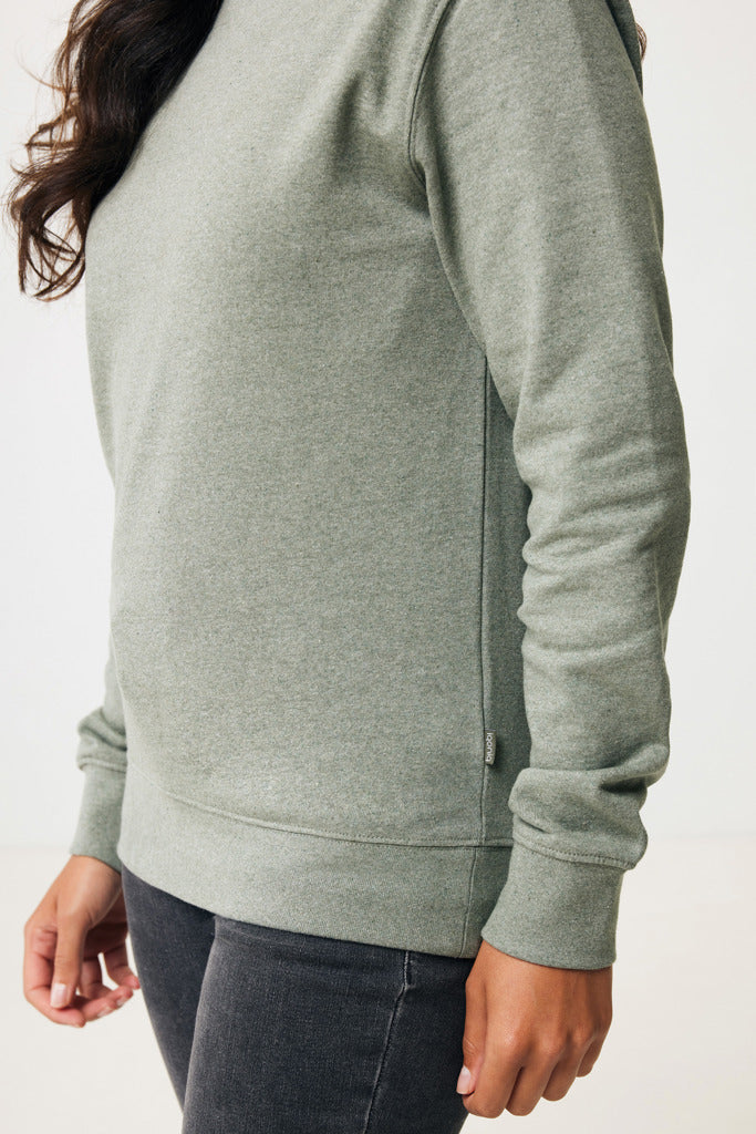 IQONIQ Denali recycled cotton crew neck undyed