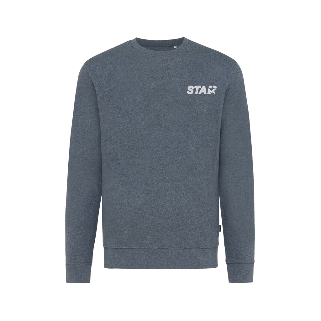 IQONIQ Denali recycled cotton crew neck undyed