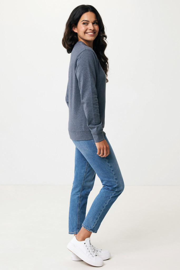 IQONIQ Denali recycled cotton crew neck undyed
