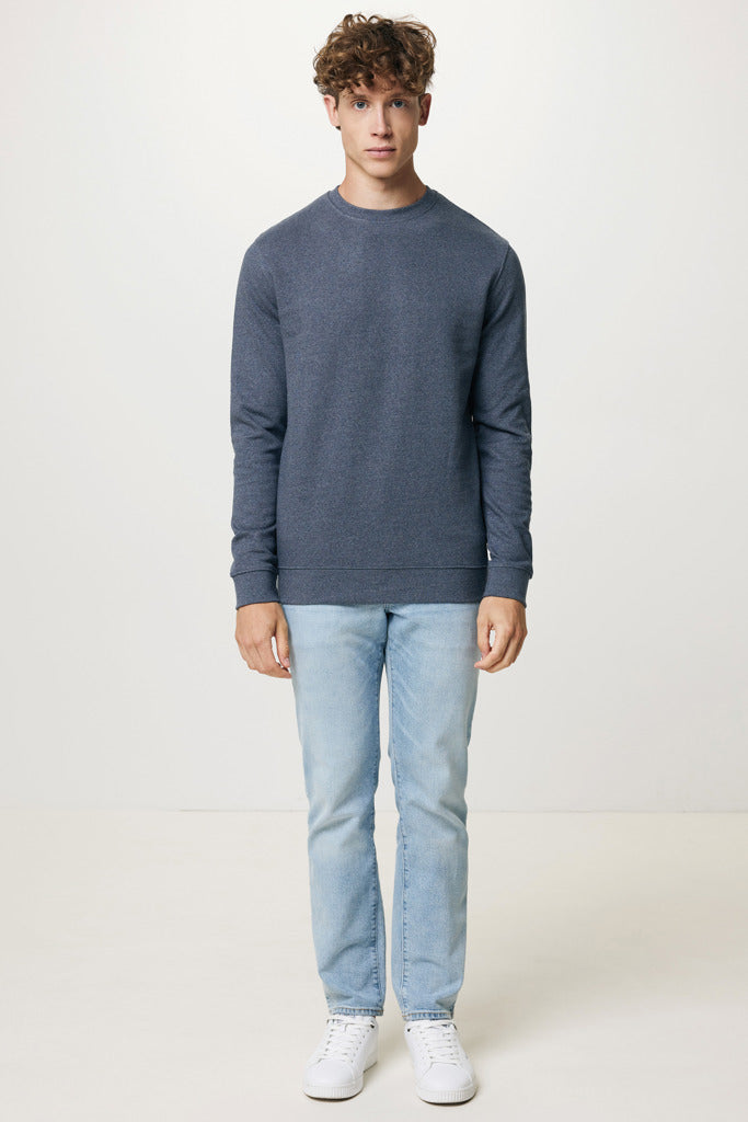 IQONIQ Denali recycled cotton crew neck undyed