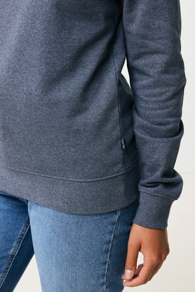 IQONIQ Denali recycled cotton crew neck undyed