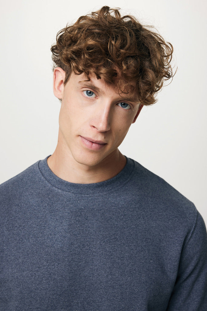 IQONIQ Denali recycled cotton crew neck undyed