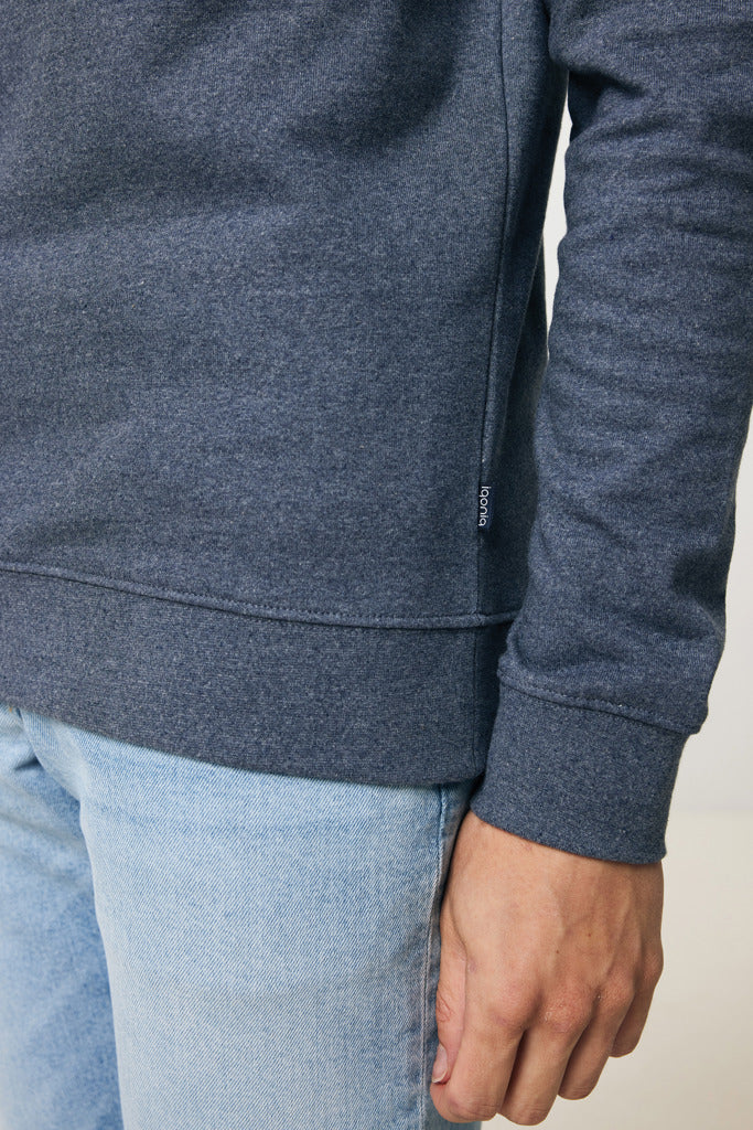 IQONIQ Denali recycled cotton crew neck undyed