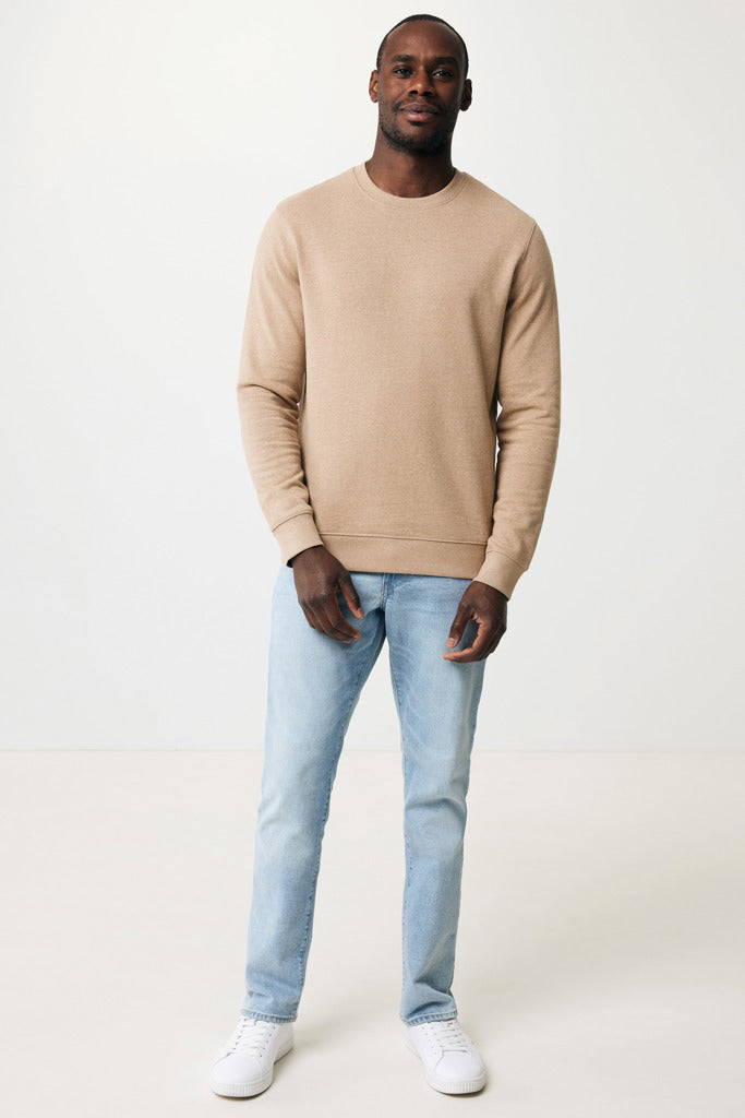 IQONIQ Denali recycled cotton crew neck undyed