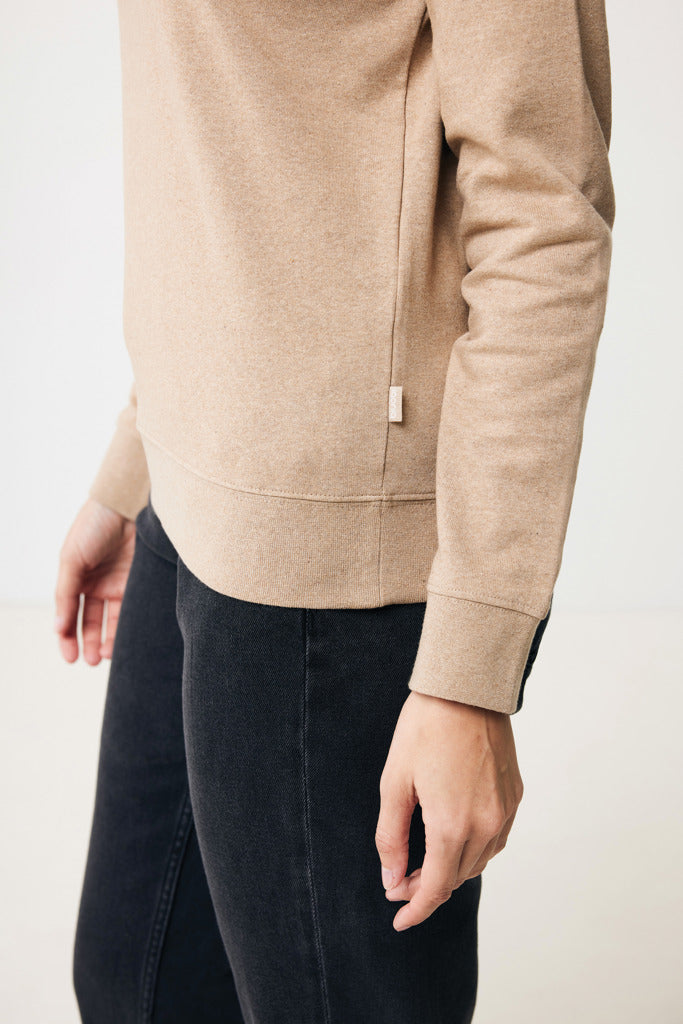 IQONIQ Denali recycled cotton crew neck undyed