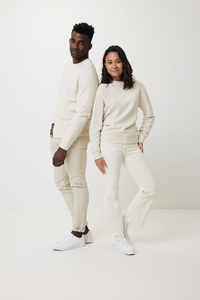 IQONIQ Denali recycled cotton crew neck undyed