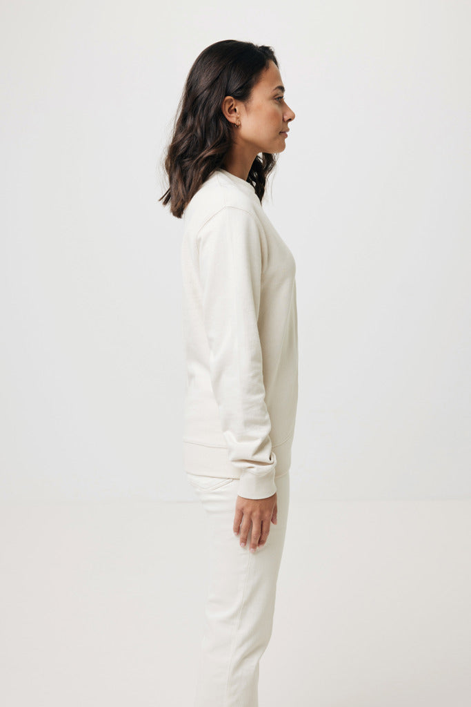 IQONIQ Denali recycled cotton crew neck undyed
