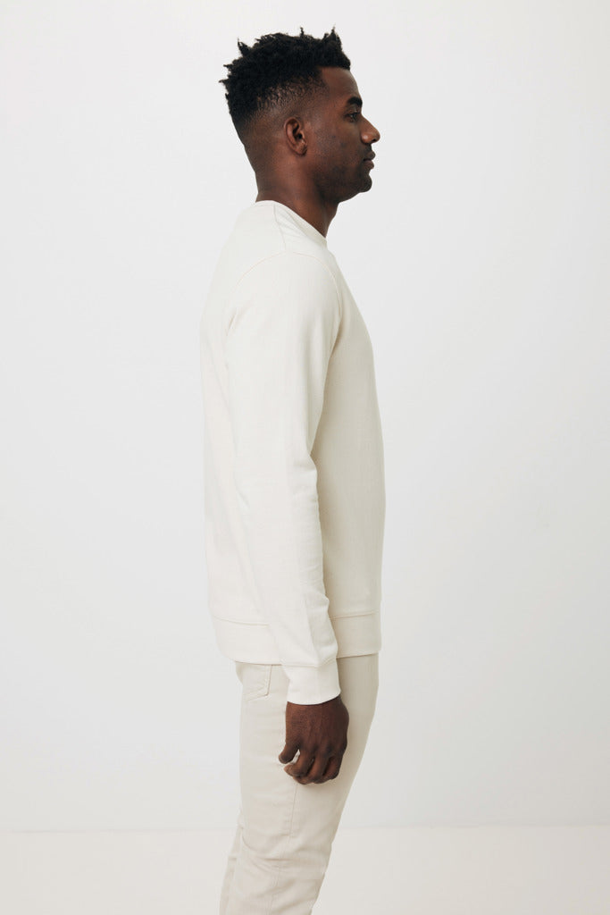 IQONIQ Denali recycled cotton crew neck undyed