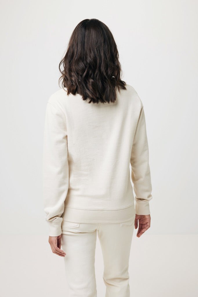 IQONIQ Denali recycled cotton crew neck undyed