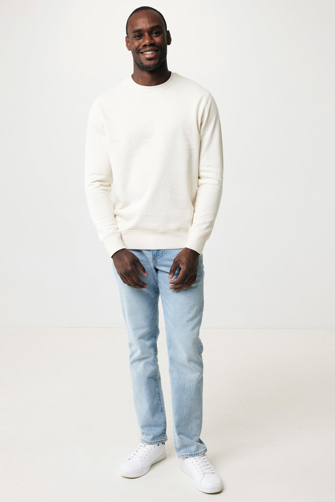 IQONIQ Denali recycled cotton crew neck undyed