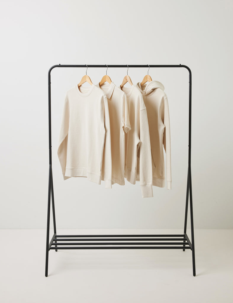 IQONIQ Denali recycled cotton crew neck undyed