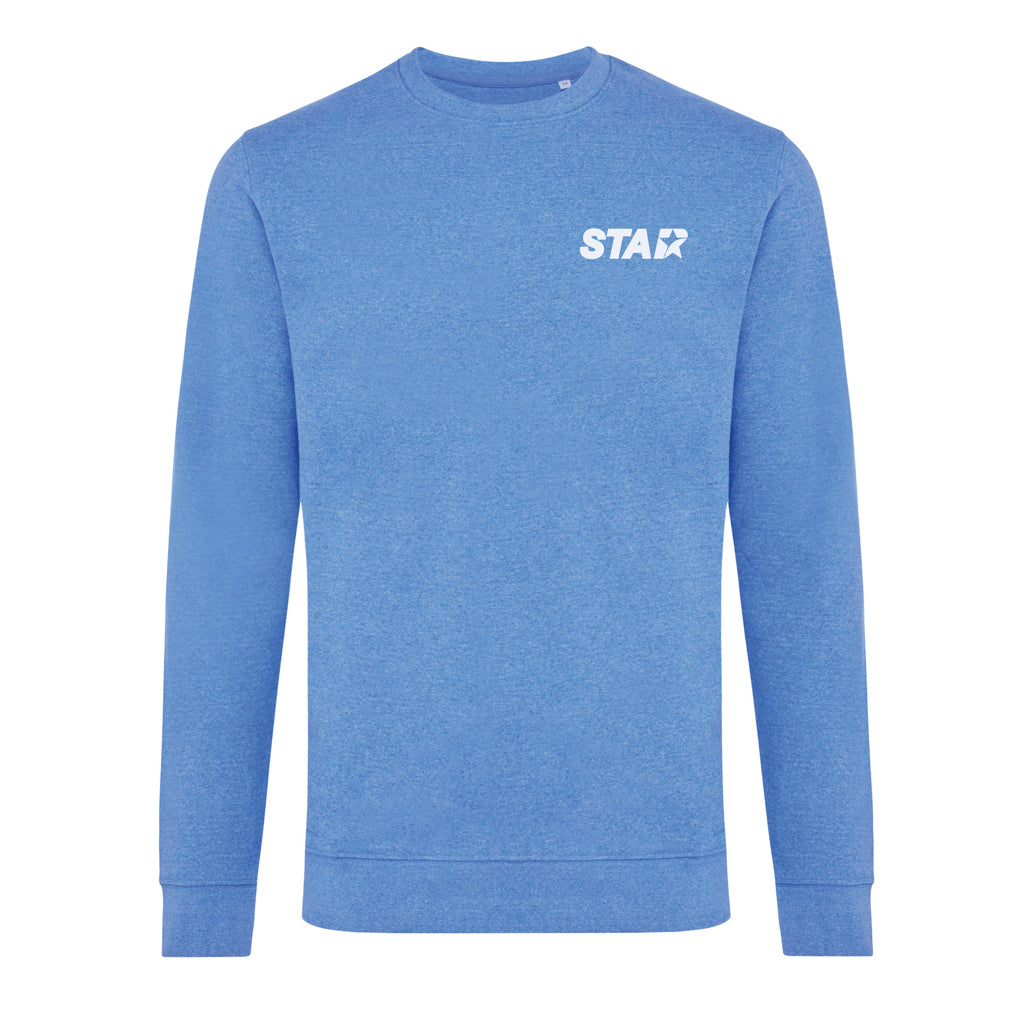 IQONIQ Denali recycled cotton crew neck undyed