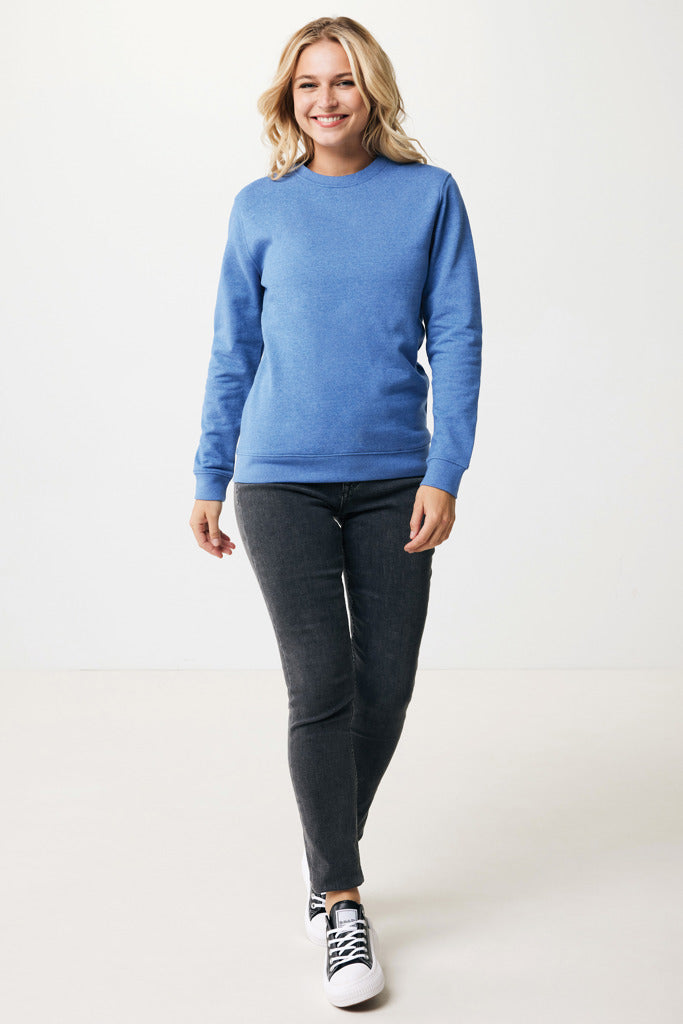 IQONIQ Denali recycled cotton crew neck undyed