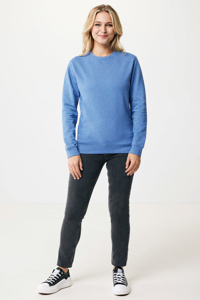 IQONIQ Denali recycled cotton crew neck undyed