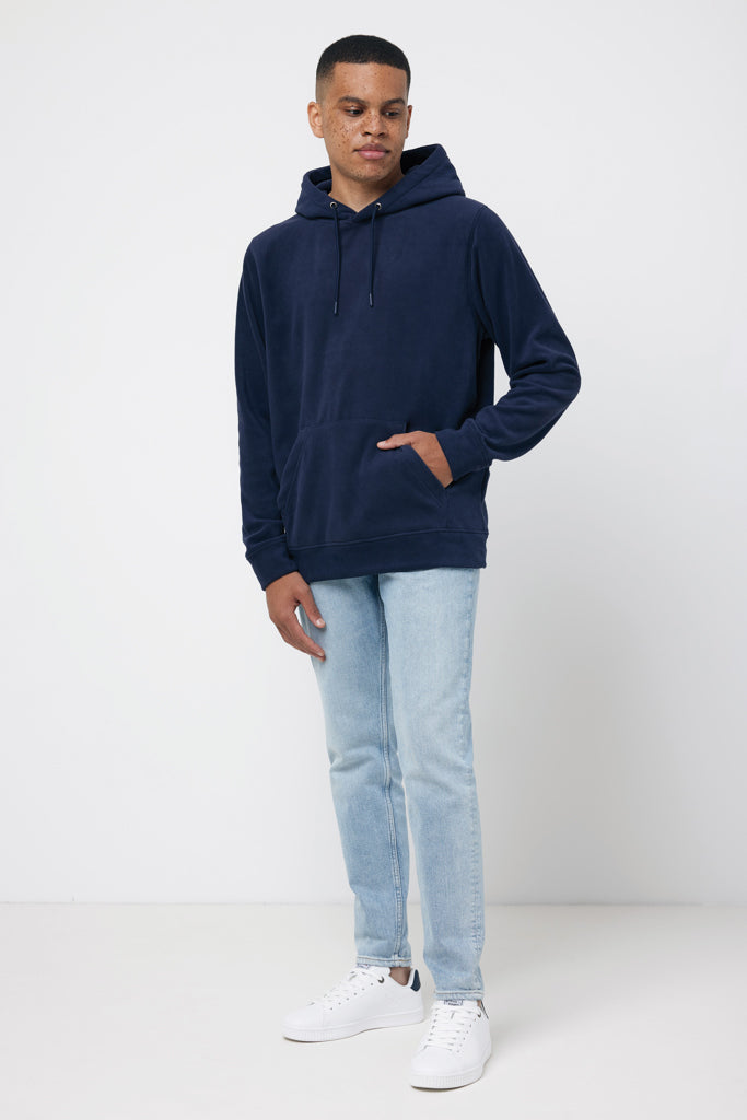 IQONIQ Trivor recycled polyester microfleece hoodie