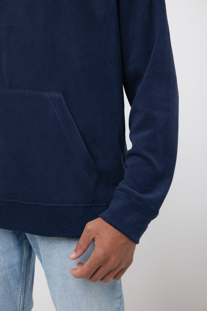 IQONIQ Trivor recycled polyester microfleece hoodie