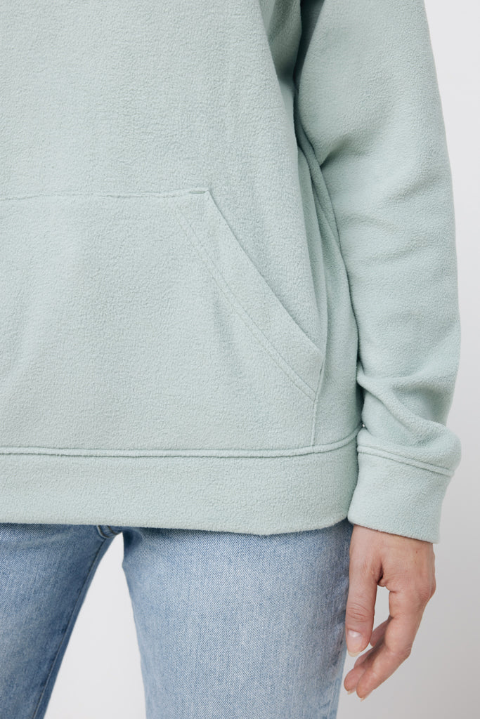 IQONIQ Trivor recycled polyester microfleece hoodie
