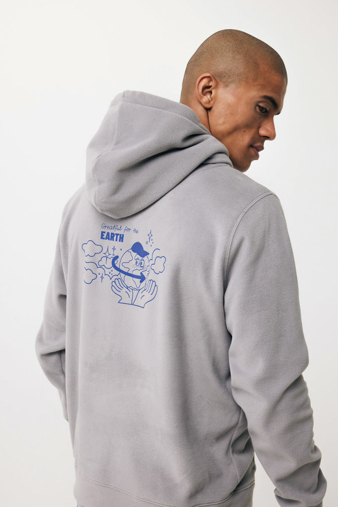 IQONIQ Trivor recycled polyester microfleece hoodie