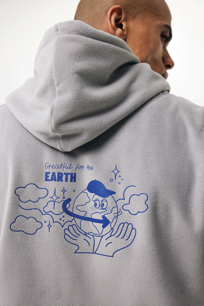 IQONIQ Trivor recycled polyester microfleece hoodie