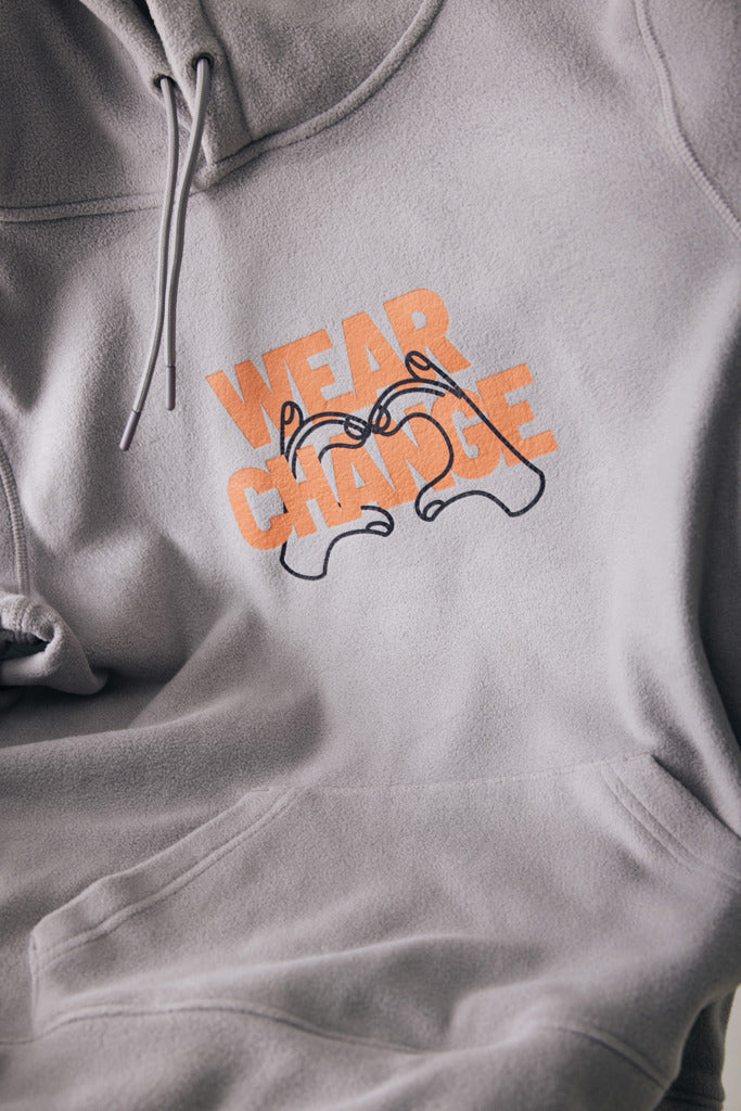 IQONIQ Trivor recycled polyester microfleece hoodie