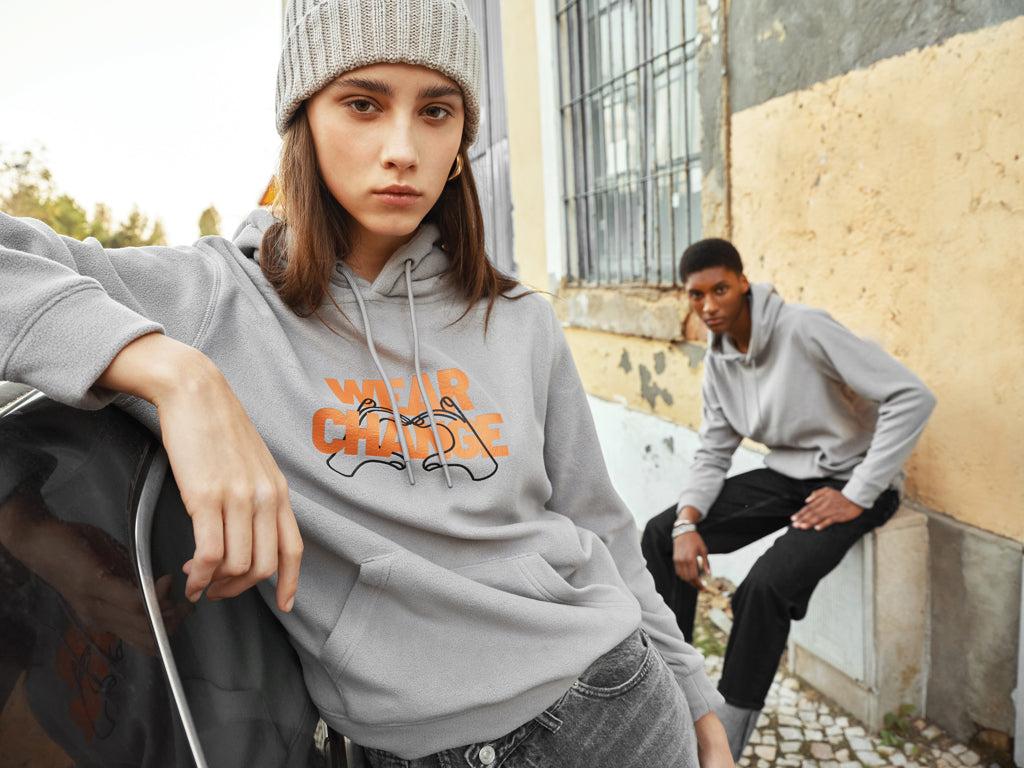 IQONIQ Trivor recycled polyester microfleece hoodie