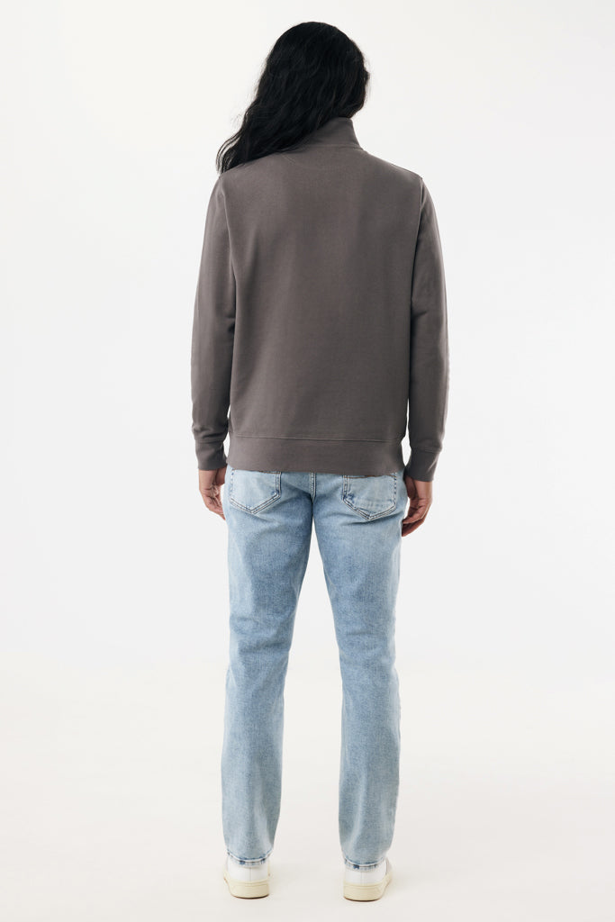 IQONIQ Elgon recycled cotton quarter zip sweater