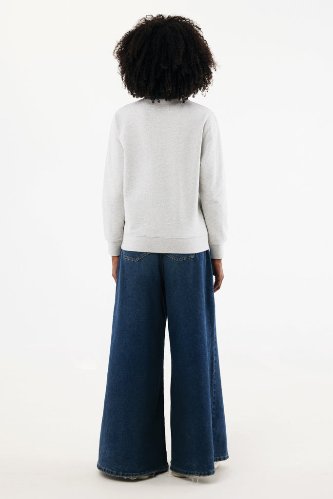 IQONIQ Elgon recycled cotton quarter zip sweater