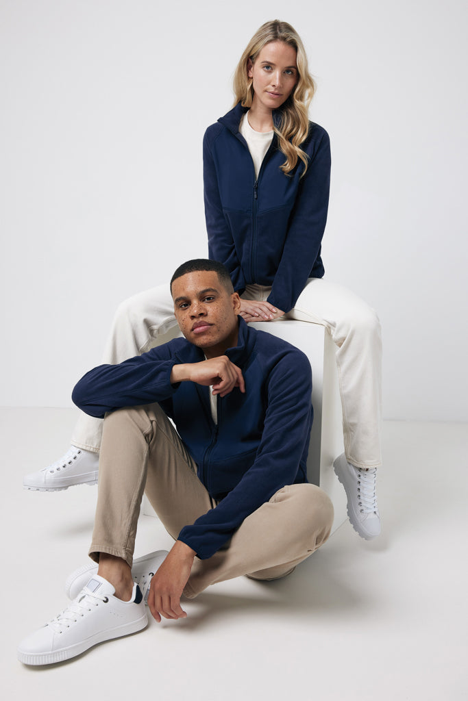IQONIQ Talung recycled polyester microfleece zip through