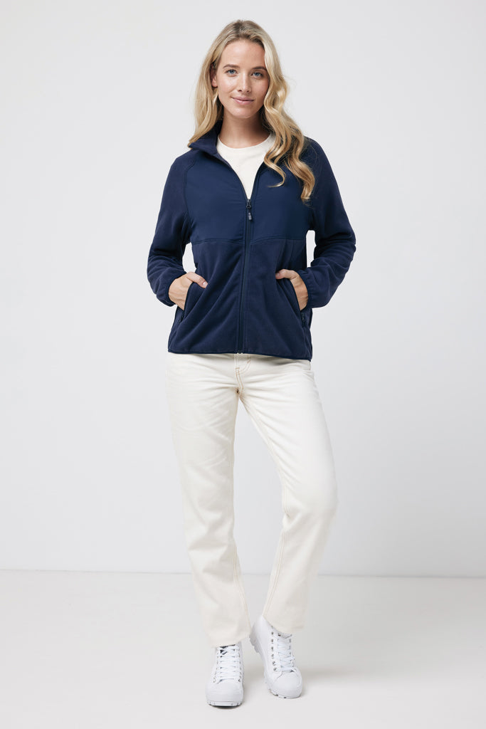 IQONIQ Talung recycled polyester microfleece zip through