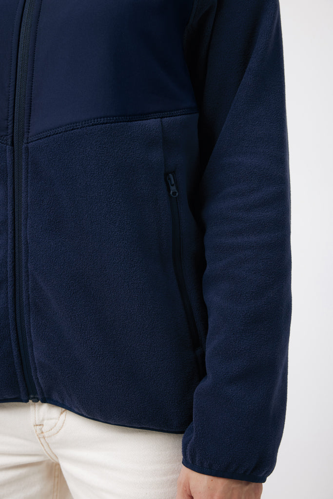 IQONIQ Talung recycled polyester microfleece zip through