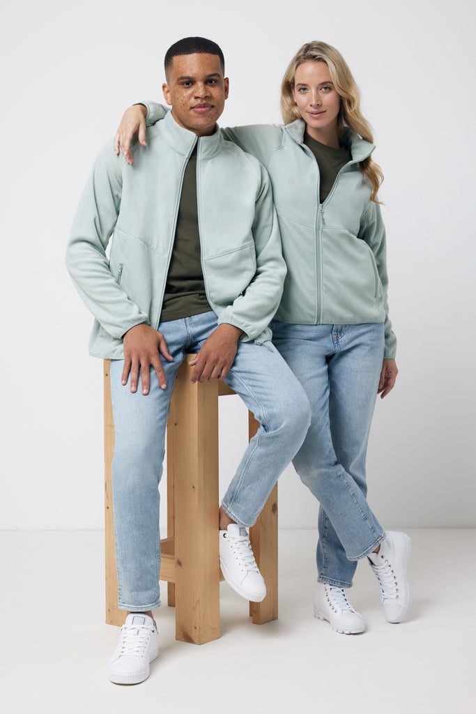 IQONIQ Talung recycled polyester microfleece zip through