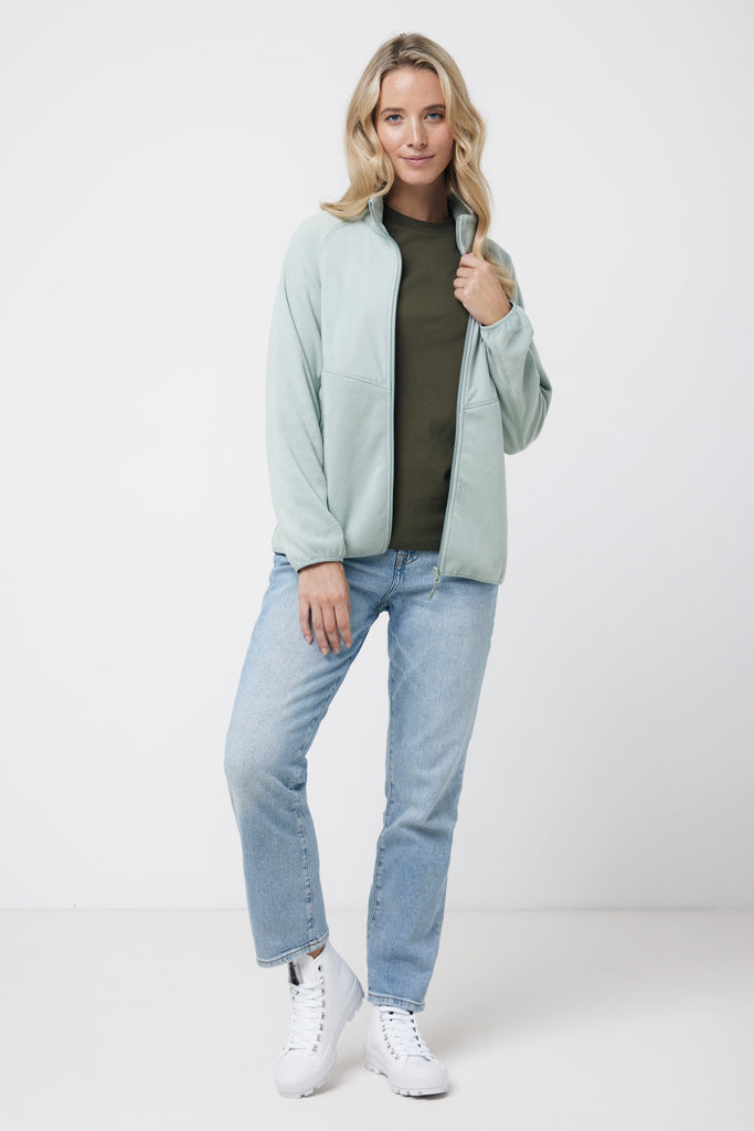 IQONIQ Talung recycled polyester microfleece zip through