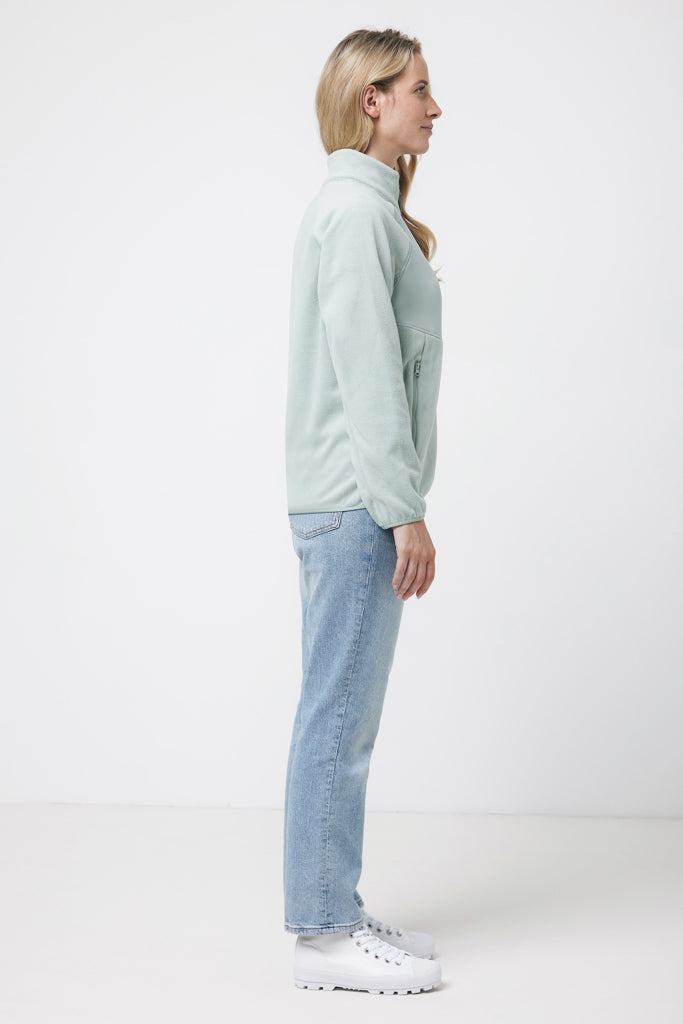 IQONIQ Talung recycled polyester microfleece zip through