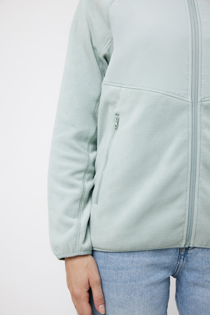 IQONIQ Talung recycled polyester microfleece zip through