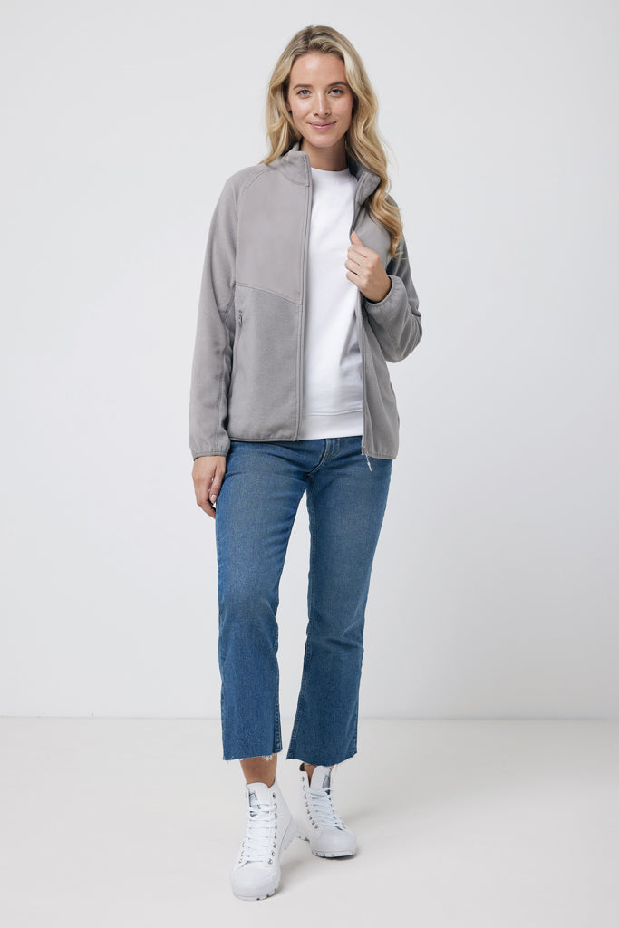 IQONIQ Talung recycled polyester microfleece zip through