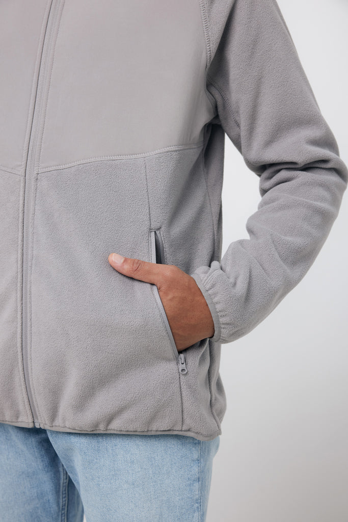 IQONIQ Talung recycled polyester microfleece zip through