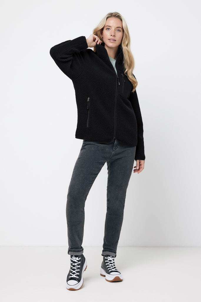 IQONIQ Diran recycled polyester pile fleece jacket
