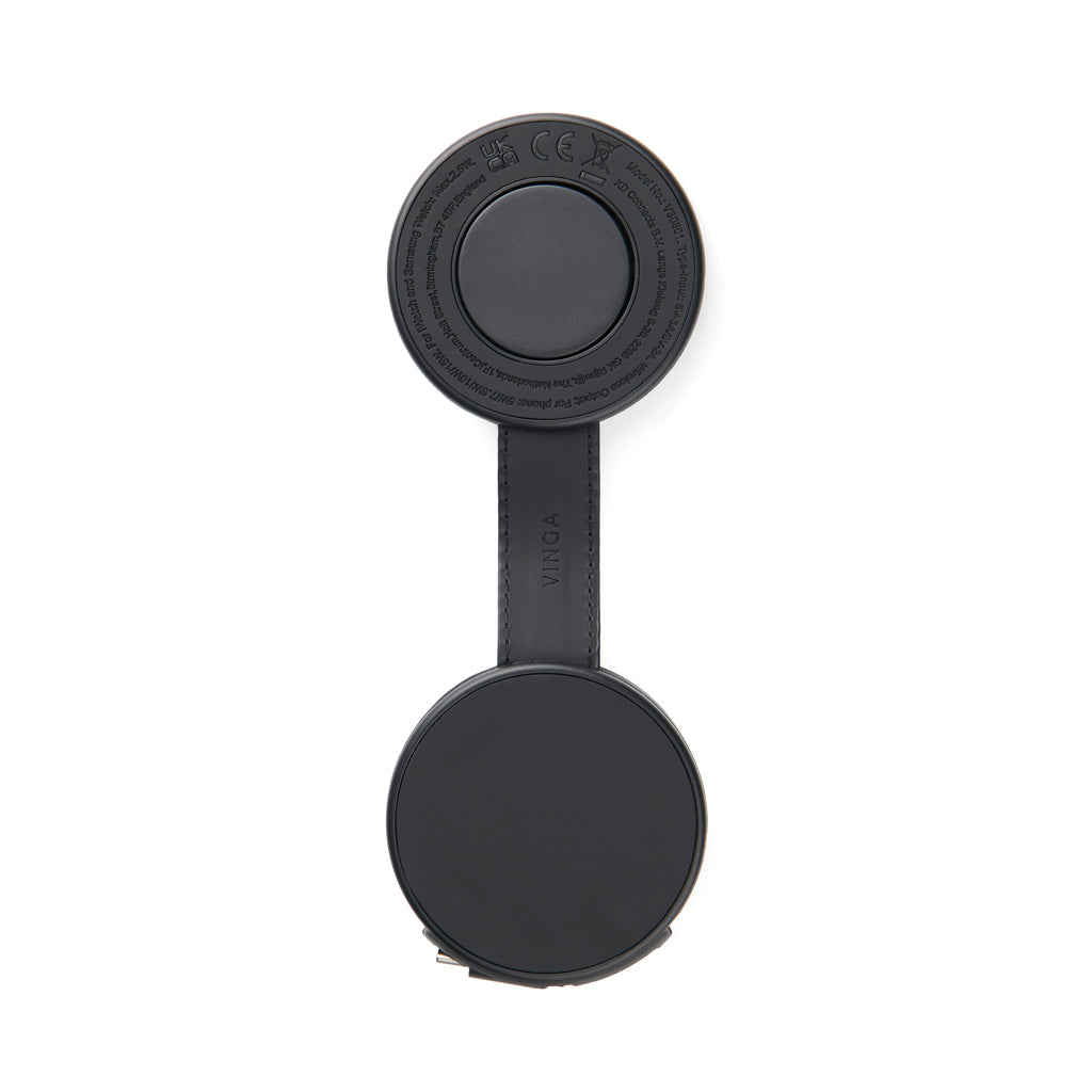 VINGA Baltimore RCS 2-in-1 Wireless 15W Travel Charger
