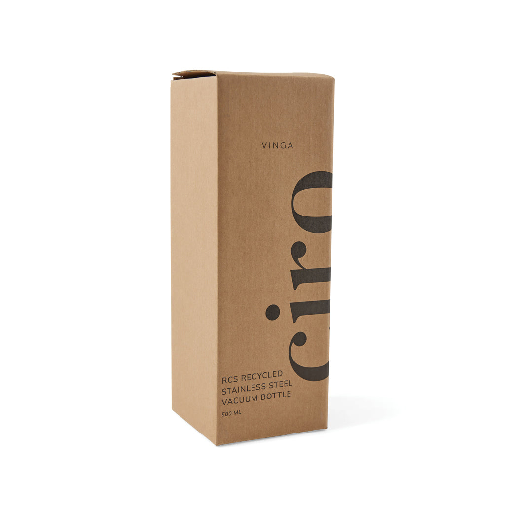 VINGA Ciro RCS recycled vacuum bottle 580ml
