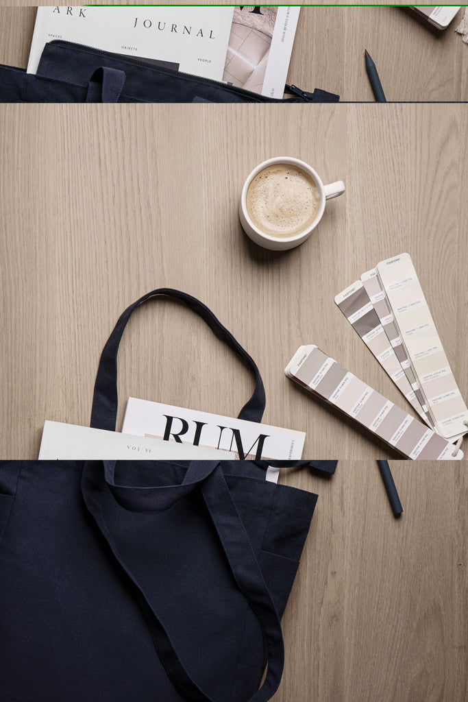 VINGA Hilo AWARE™ recycled canvas zip tote