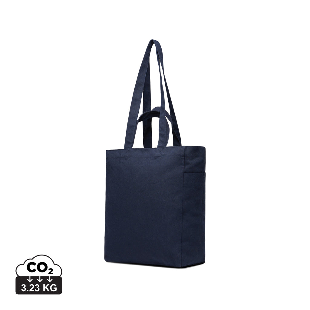 VINGA Hilo AWARE™ recycled canvas zip tote