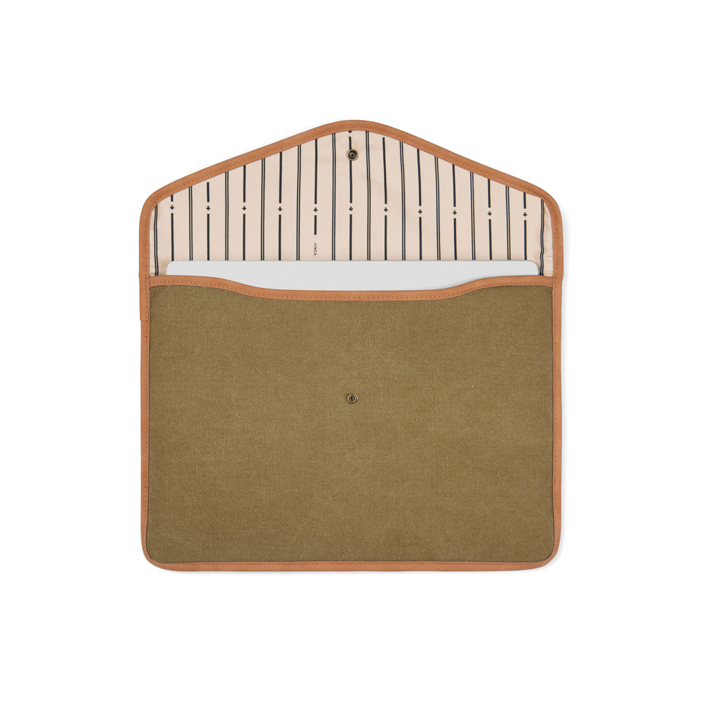 VINGA Bosler GRS recycled canvas 14" laptop sleeve