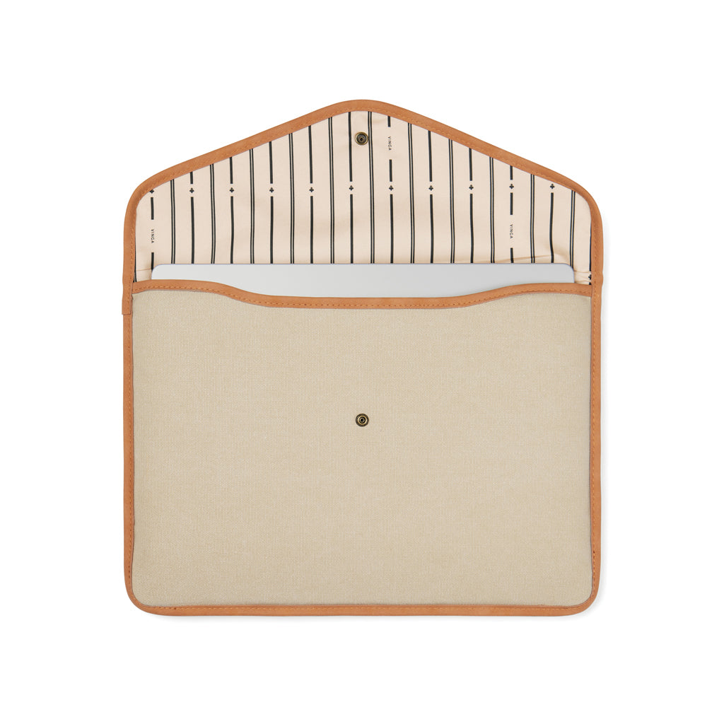 VINGA Bosler GRS recycled canvas 16" laptop sleeve