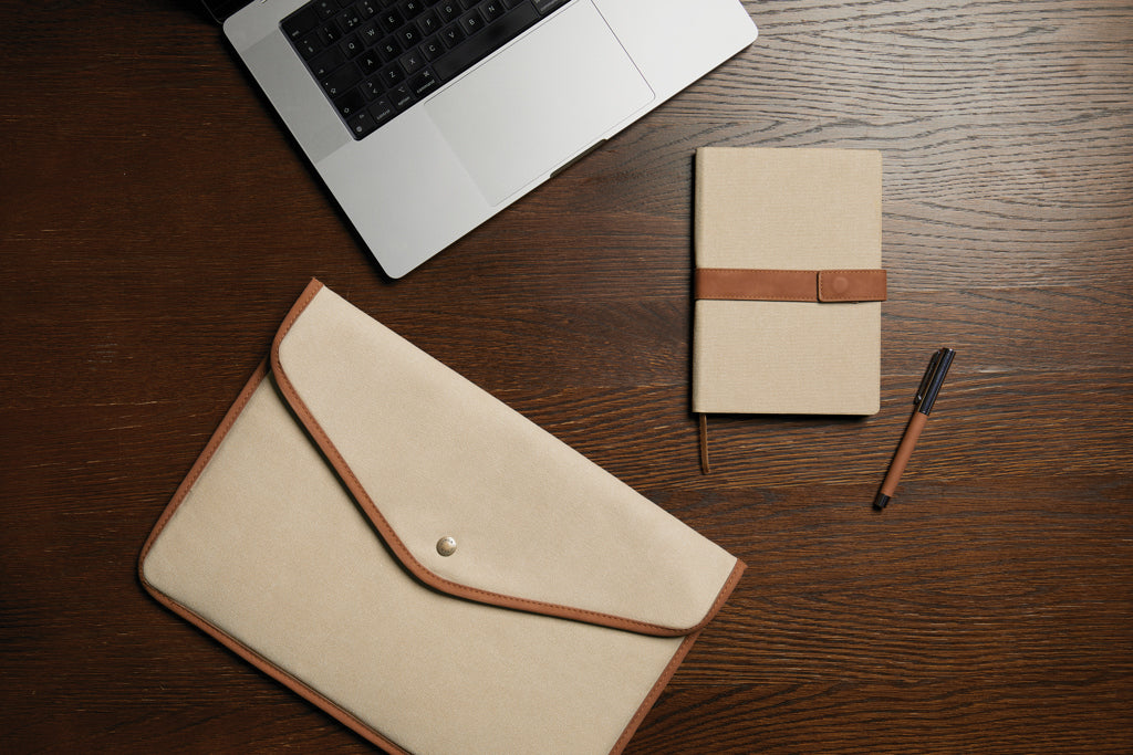 VINGA Bosler GRS recycled canvas 16" laptop sleeve