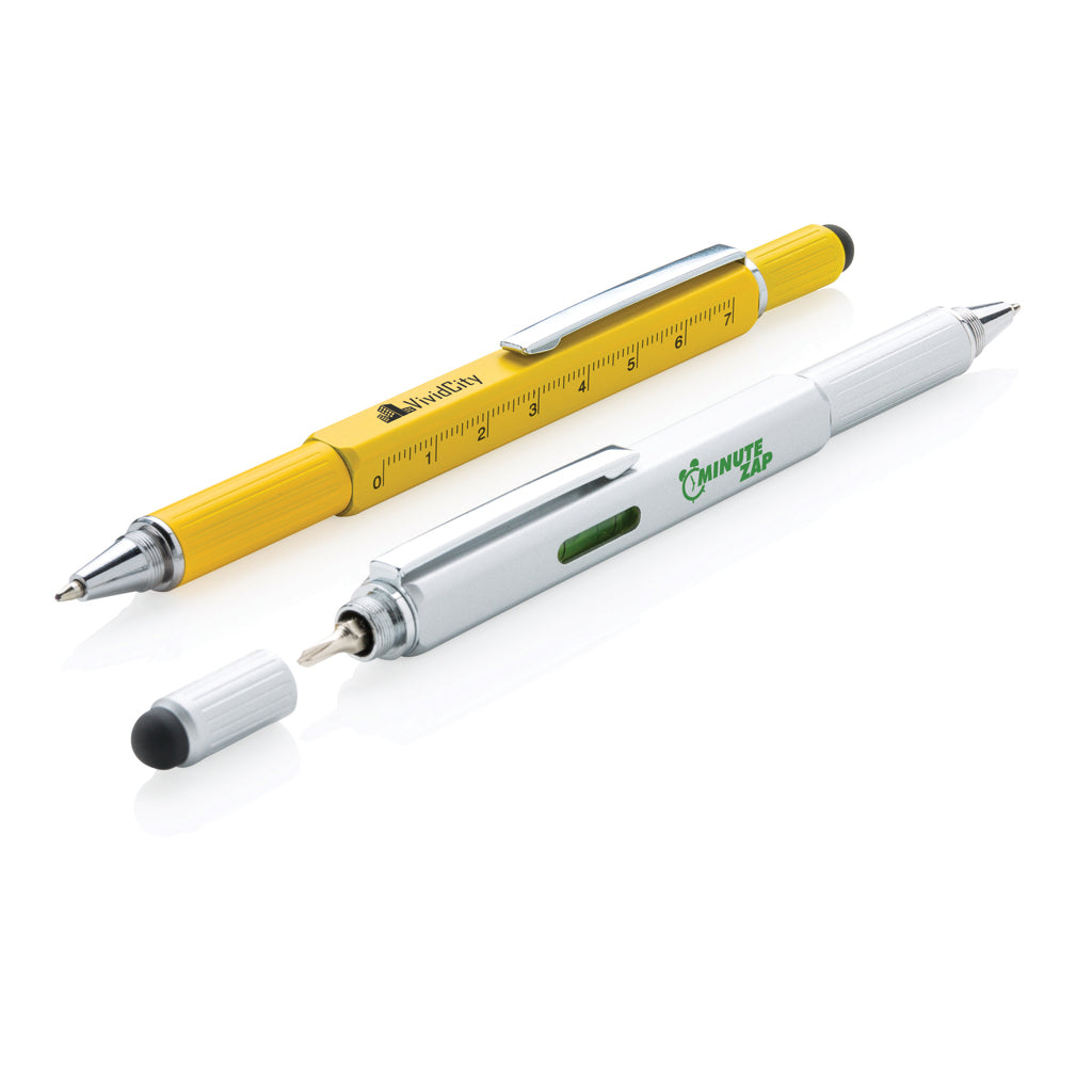 5-in-1 aluminium toolpen
