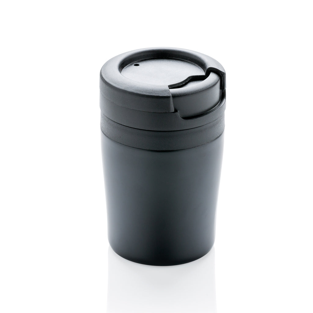 Coffee to go tumbler - black, Polypropylene,Stainless steel