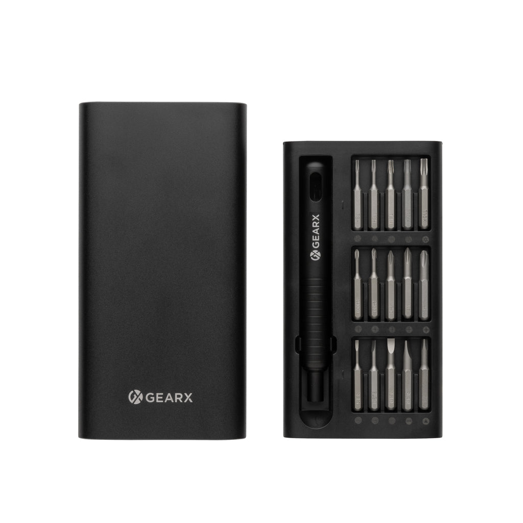 Gear X 31 in 1 precision screwdriver set - black, Aluminium,ABS